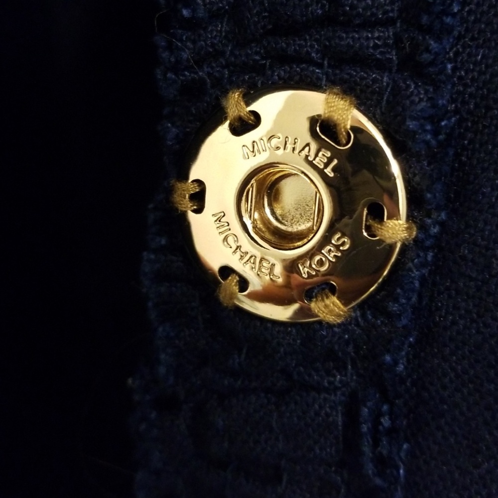 MK navy linen blazer - Picture 4 of 6